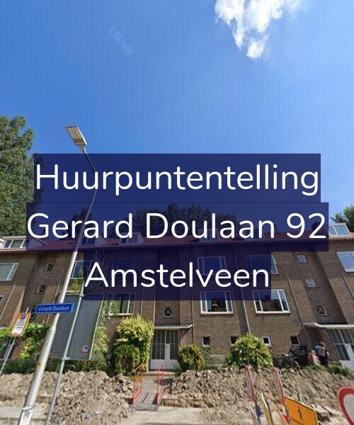 Foto gevel Huurpuntentelling voor Gerard Doulaan 92, Amstelveen
