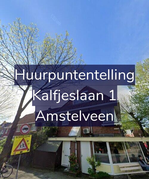 Foto gevel Huurpuntentelling voor Kalfjeslaan 1, Amstelveen