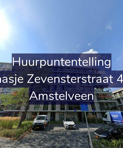 Foto gevel Huurpuntentelling voor Klaasje Zevensterstraat 495, Amstelveen