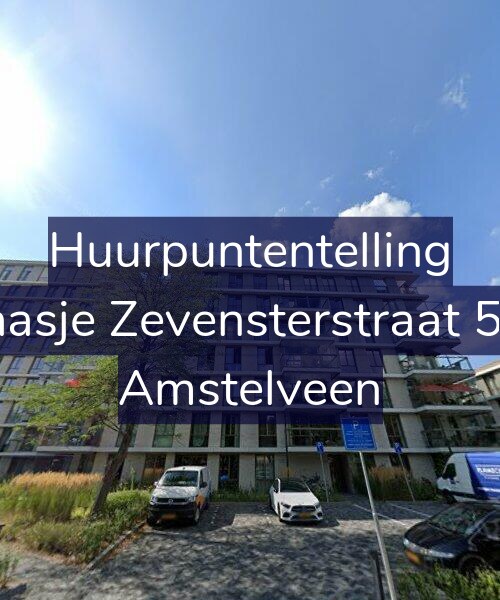 Foto gevel Huurpuntentelling voor Klaasje Zevensterstraat 501, Amstelveen