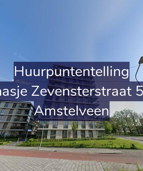 Foto gevel Huurpuntentelling voor Klaasje Zevensterstraat 575, Amstelveen