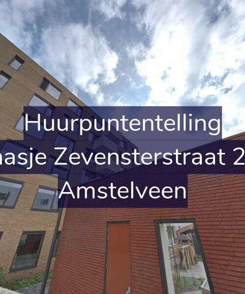 Foto gevel Huurpuntentelling voor Klaasje Zevensterstraat 237, Amstelveen