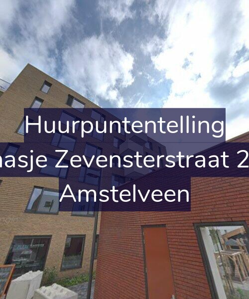 Foto gevel Huurpuntentelling voor Klaasje Zevensterstraat 253, Amstelveen