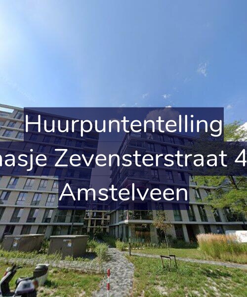 Foto gevel Huurpuntentelling voor Klaasje Zevensterstraat 463, Amstelveen