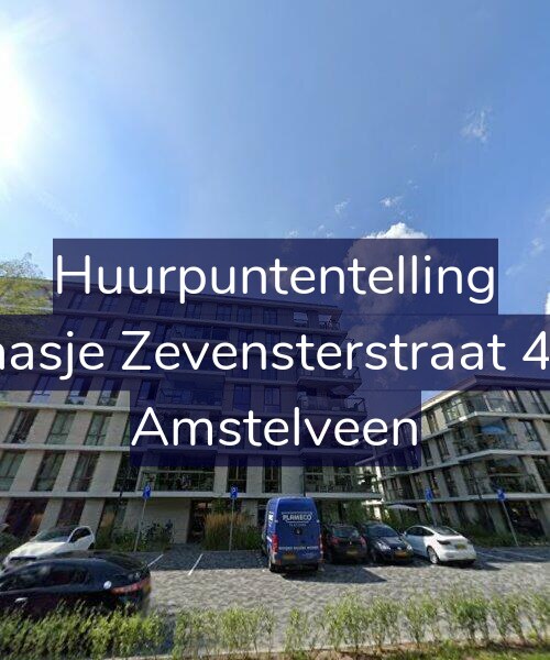 Foto gevel Huurpuntentelling voor Klaasje Zevensterstraat 469, Amstelveen