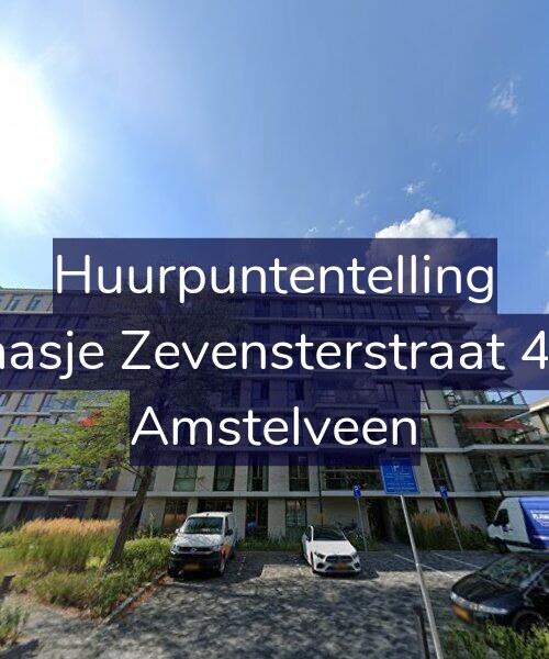 Foto gevel Huurpuntentelling voor Klaasje Zevensterstraat 477, Amstelveen