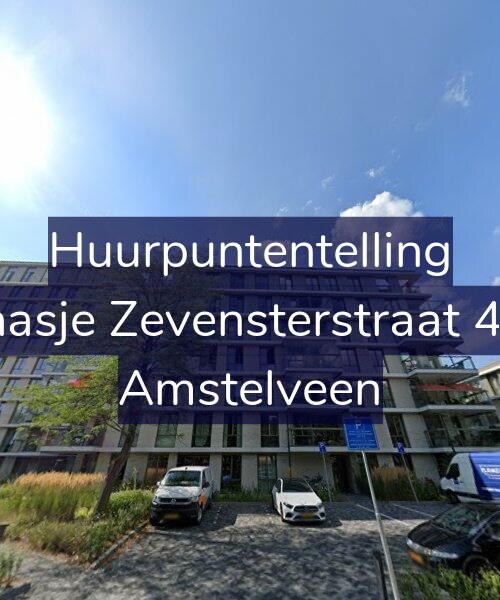 Foto gevel Huurpuntentelling voor Klaasje Zevensterstraat 483, Amstelveen