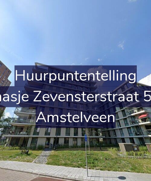 Foto gevel Huurpuntentelling voor Klaasje Zevensterstraat 533, Amstelveen