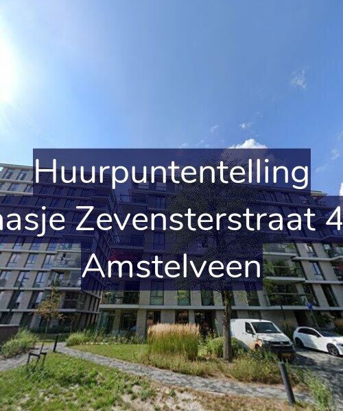 Foto gevel Huurpuntentelling voor Klaasje Zevensterstraat 437, Amstelveen