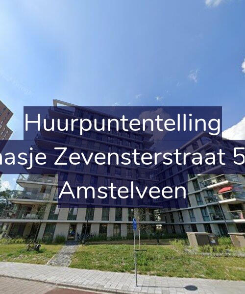 Foto gevel Huurpuntentelling voor Klaasje Zevensterstraat 555, Amstelveen
