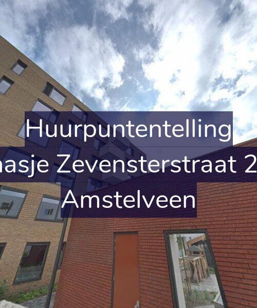 Foto gevel Huurpuntentelling voor Klaasje Zevensterstraat 279, Amstelveen