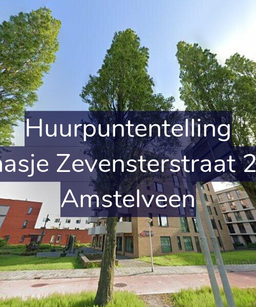 Foto gevel Huurpuntentelling voor Klaasje Zevensterstraat 277, Amstelveen