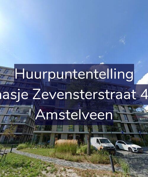 Foto gevel Huurpuntentelling voor Klaasje Zevensterstraat 453, Amstelveen