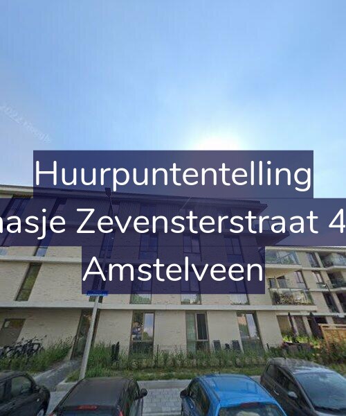 Foto gevel Huurpuntentelling voor Klaasje Zevensterstraat 417, Amstelveen