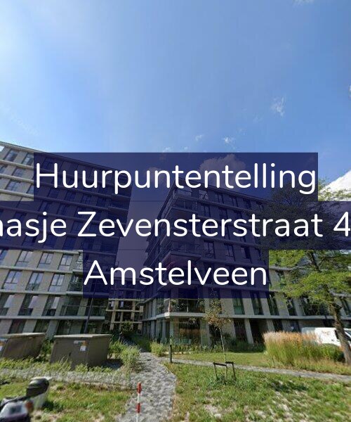 Foto gevel Huurpuntentelling voor Klaasje Zevensterstraat 499, Amstelveen