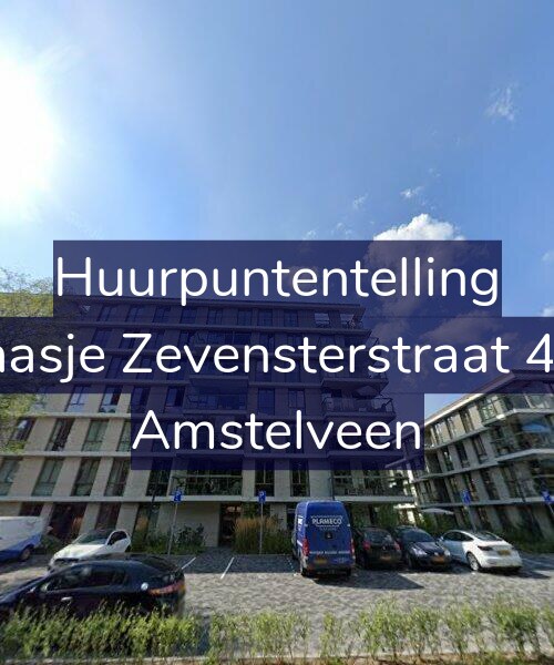 Foto gevel Huurpuntentelling voor Klaasje Zevensterstraat 443, Amstelveen