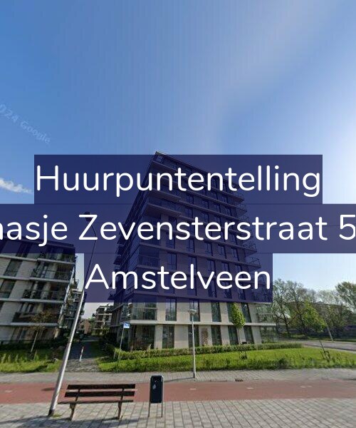 Foto gevel Huurpuntentelling voor Klaasje Zevensterstraat 537, Amstelveen