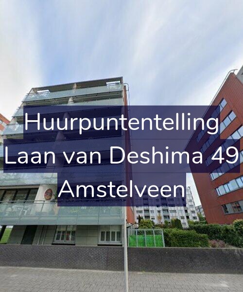 Foto gevel Huurpuntentelling voor Laan van Deshima 49, Amstelveen