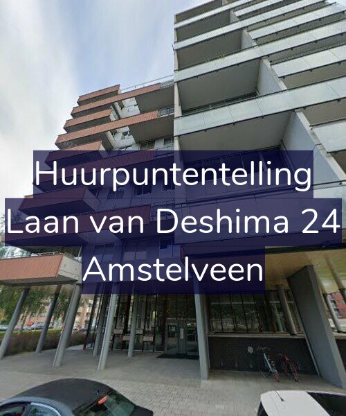 Foto gevel Huurpuntentelling voor Laan van Deshima 24, Amstelveen