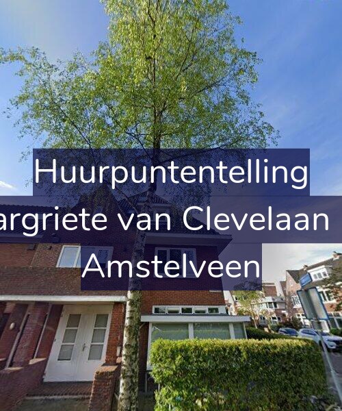 Foto gevel Huurpuntentelling voor Margriete van Clevelaan 14, Amstelveen