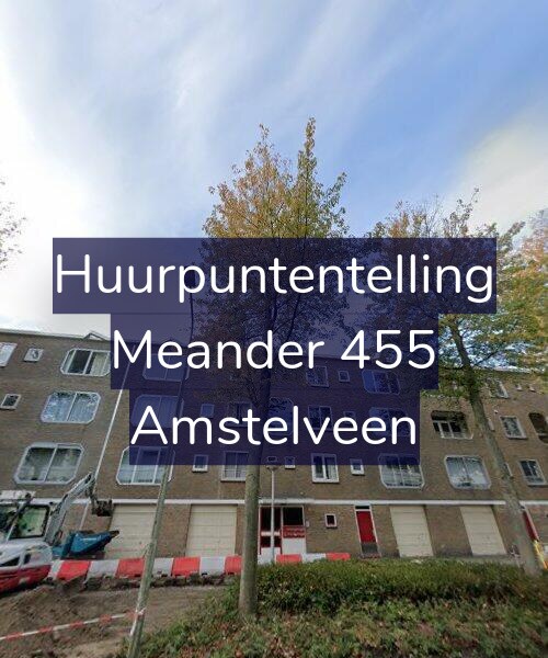 Foto gevel Huurpuntentelling voor Meander 455, Amstelveen