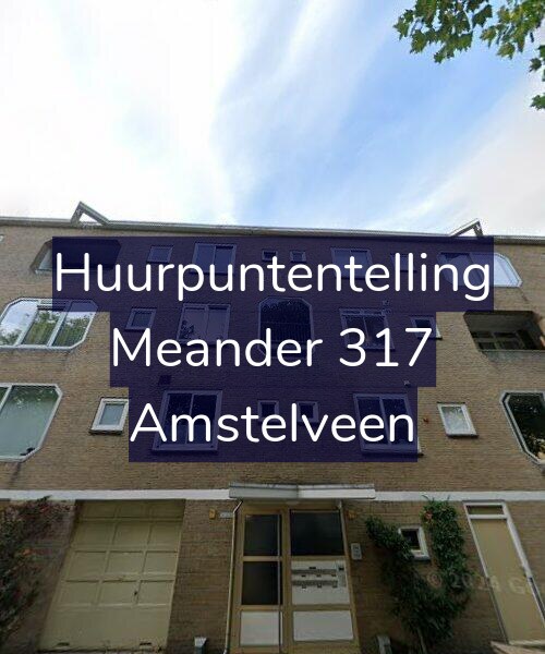 Foto gevel Huurpuntentelling voor Meander 317, Amstelveen