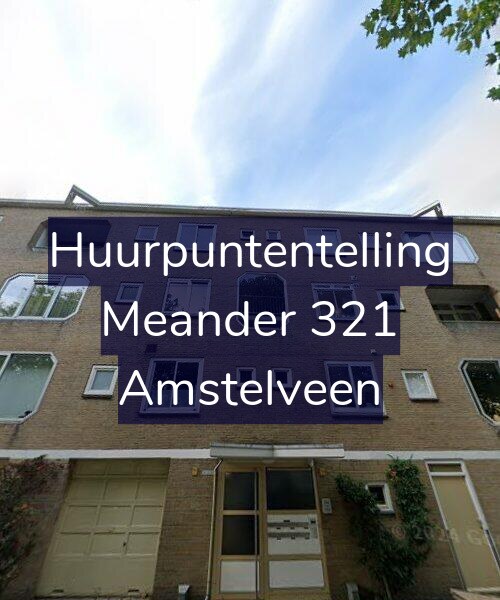 Foto gevel Huurpuntentelling voor Meander 321, Amstelveen