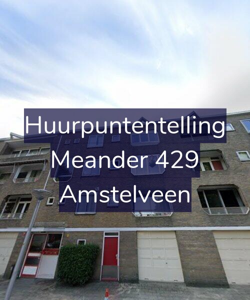 Foto gevel Huurpuntentelling voor Meander 429, Amstelveen