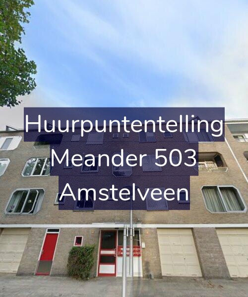 Foto gevel Huurpuntentelling voor Meander 503, Amstelveen