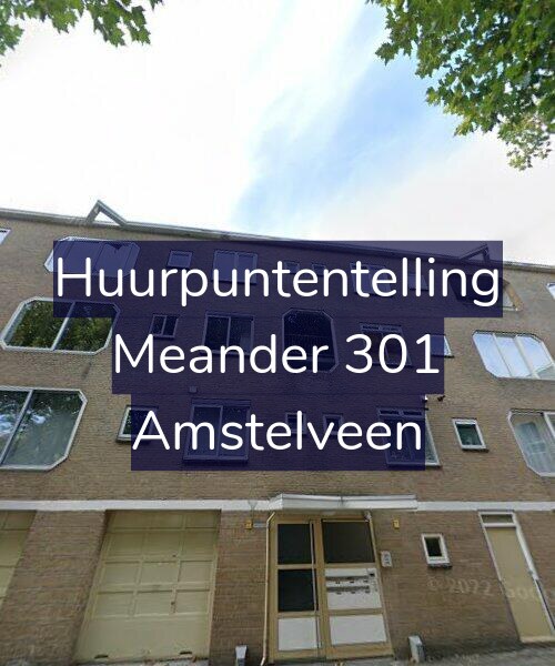 Foto gevel Huurpuntentelling voor Meander 301, Amstelveen