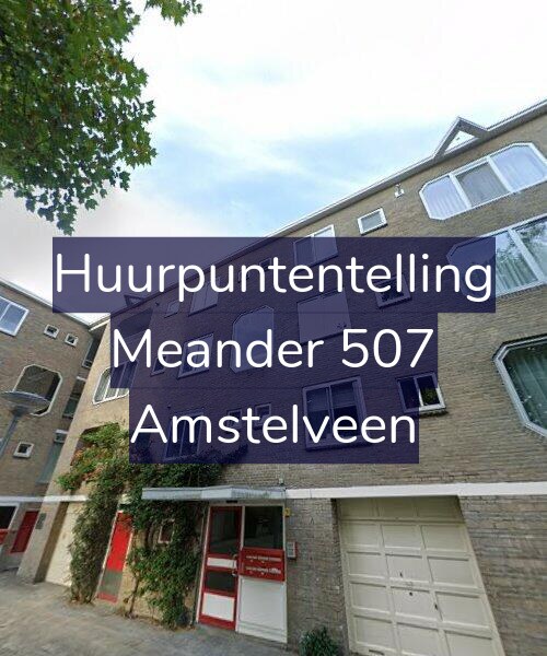 Foto gevel Huurpuntentelling voor Meander 507, Amstelveen