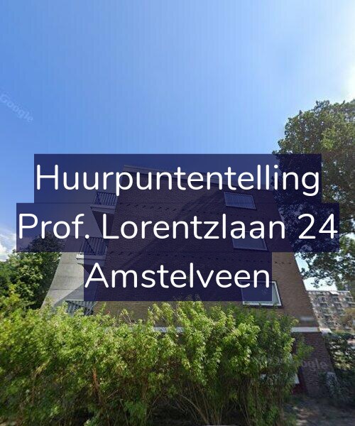 Foto gevel Huurpuntentelling voor Prof. Lorentzlaan 24, Amstelveen