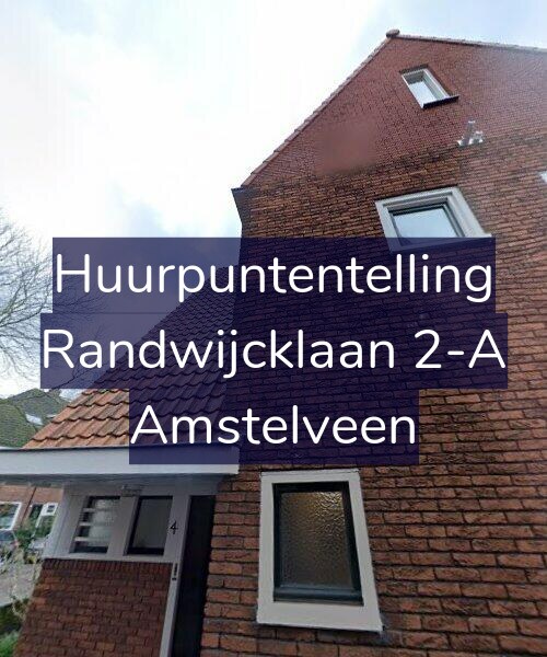 Foto gevel Huurpuntentelling voor Randwijcklaan 2-A, Amstelveen