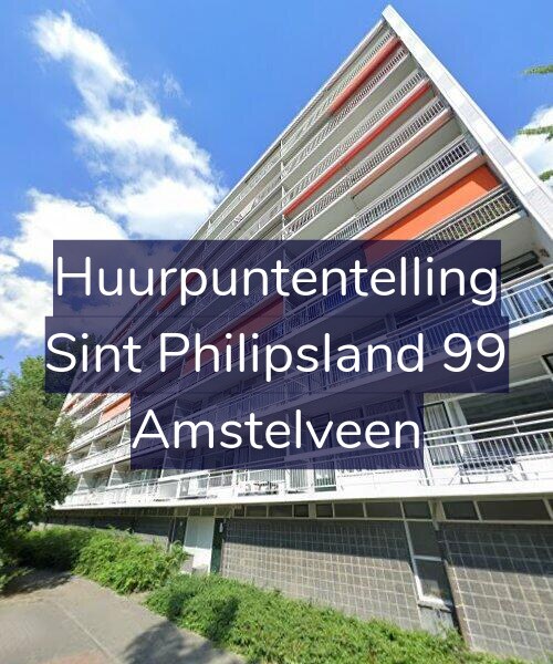 Foto gevel Huurpuntentelling voor Sint Philipsland 99, Amstelveen