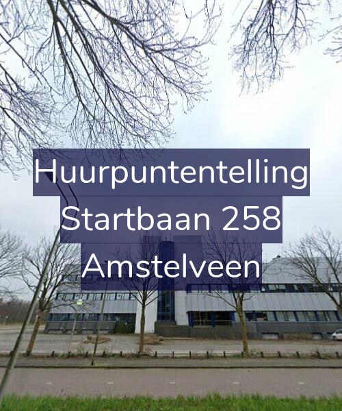 Foto gevel Huurpuntentelling voor Startbaan 258, Amstelveen