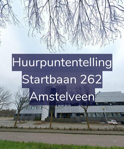 Foto gevel Huurpuntentelling voor Startbaan 262, Amstelveen