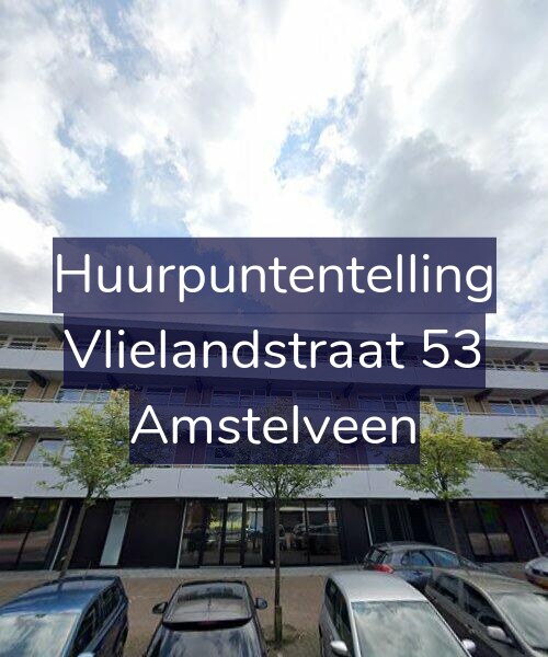 Foto gevel Huurpuntentelling voor Vlielandstraat 53, Amstelveen