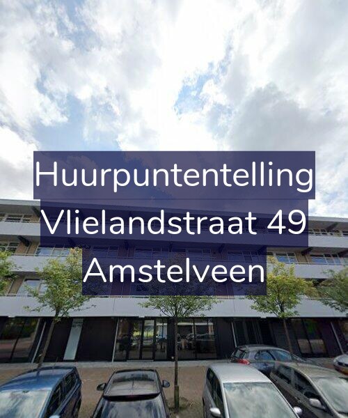 Foto gevel Huurpuntentelling voor Vlielandstraat 49, Amstelveen