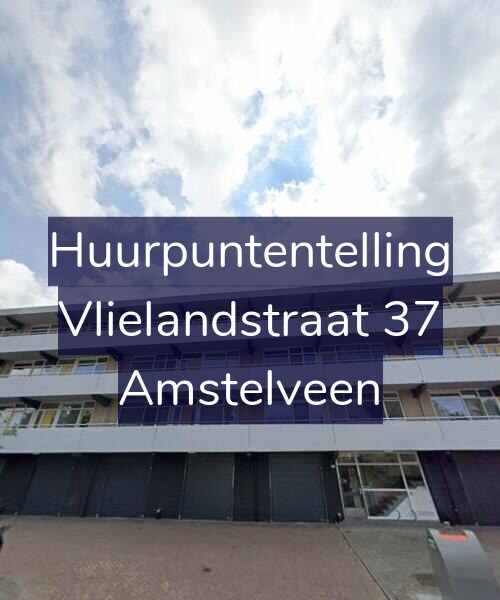 Foto gevel Huurpuntentelling voor Vlielandstraat 37, Amstelveen