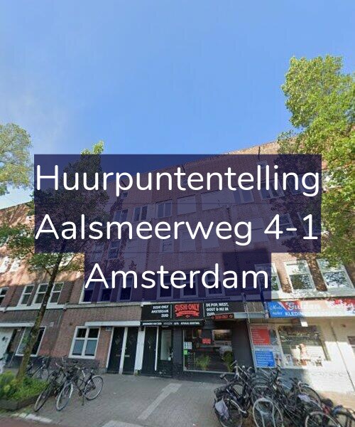 Foto gevel Huurpuntentelling voor Aalsmeerweg 4-1, Amsterdam