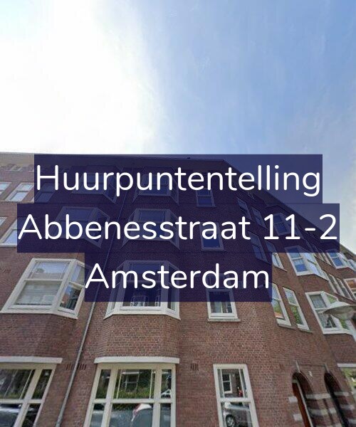 Foto gevel Huurpuntentelling voor Abbenesstraat 11-2, Amsterdam