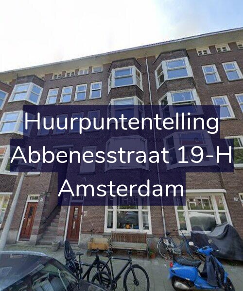 Foto gevel Huurpuntentelling voor Abbenesstraat 19-H, Amsterdam