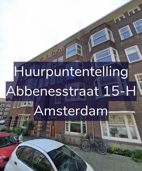 Foto gevel Huurpuntentelling voor Abbenesstraat 15-H, Amsterdam