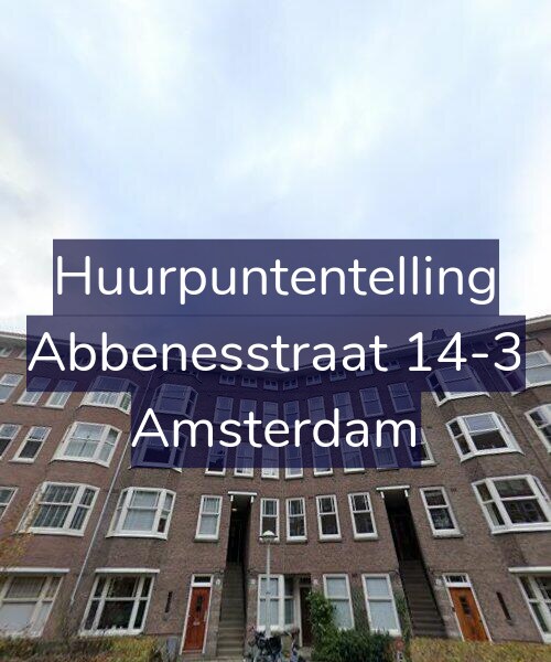 Foto gevel Huurpuntentelling voor Abbenesstraat 14-3, Amsterdam