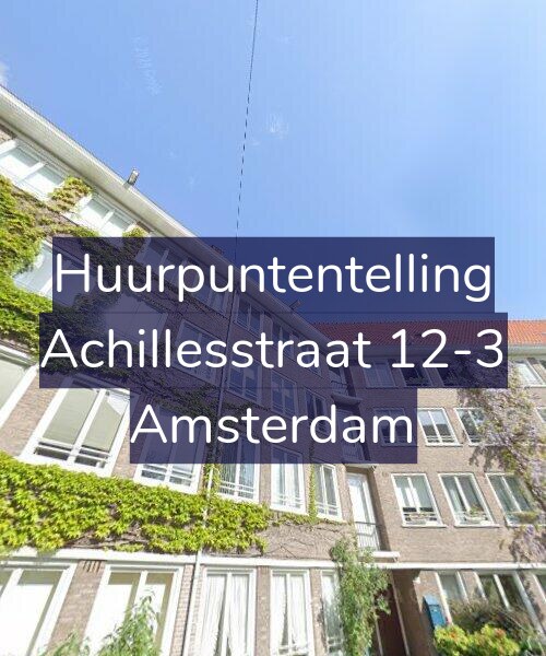 Foto gevel Huurpuntentelling voor Achillesstraat 12-3, Amsterdam