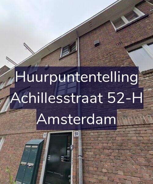 Foto gevel Huurpuntentelling voor Achillesstraat 52-H, Amsterdam