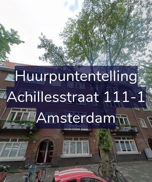 Foto gevel Huurpuntentelling voor Achillesstraat 111-1, Amsterdam