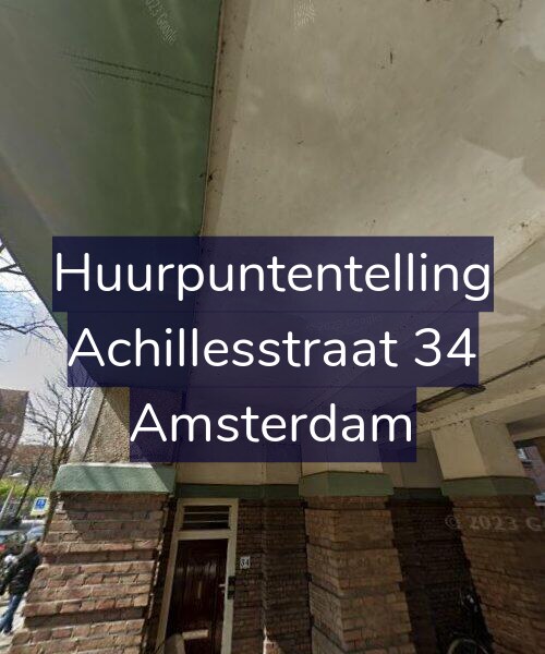Foto gevel Huurpuntentelling voor Achillesstraat 34, Amsterdam
