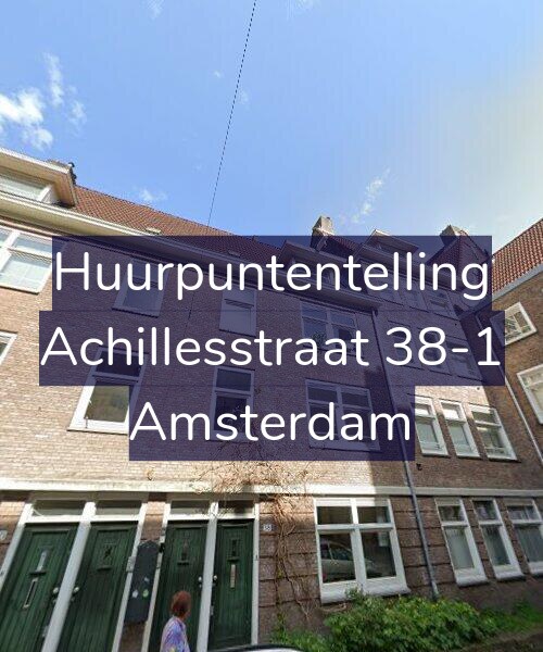 Foto gevel Huurpuntentelling voor Achillesstraat 38-1, Amsterdam