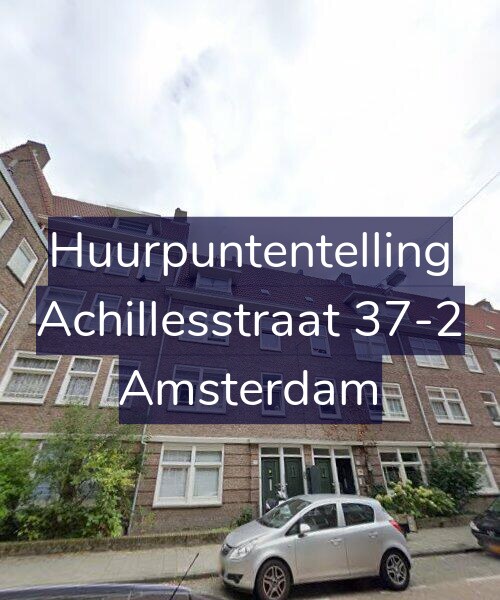 Foto gevel Huurpuntentelling voor Achillesstraat 37-2, Amsterdam